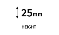 25MM de seda de hierba real